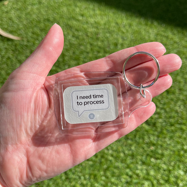 'I need time to process' Keyring