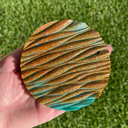 Emerald and Gummy Bear Shimmer Glimmer- Double Sided