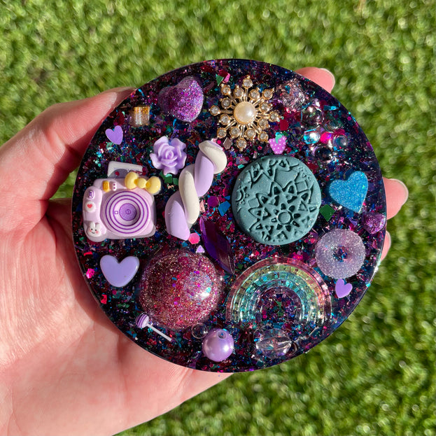 Purple Trinkets Glitter Shimmer Glimmer