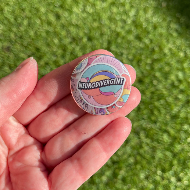 'Neurodivergent' Button Badge