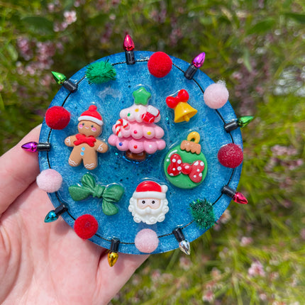 Blue Christmas Shimmer Glimmer