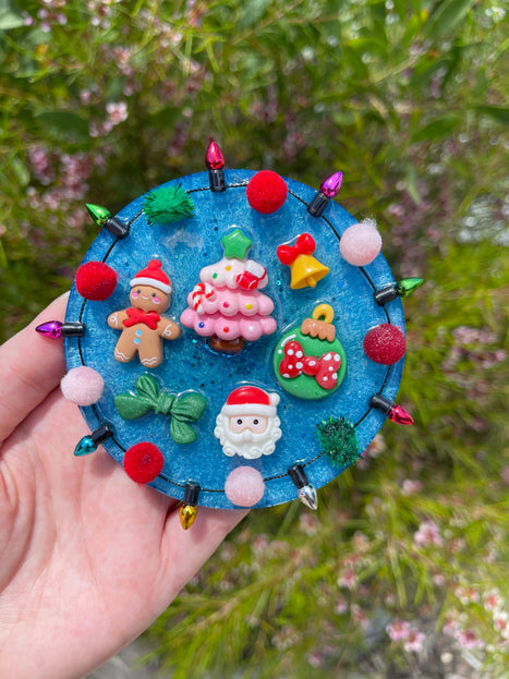 Blue Christmas Shimmer Glimmer