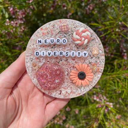 Peach 'Neurodiversity' Shimmer Glimmer