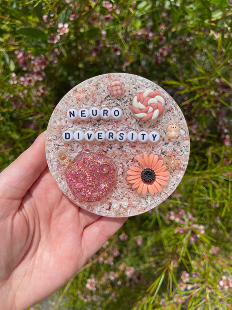 Peach 'Neurodiversity' Shimmer Glimmer