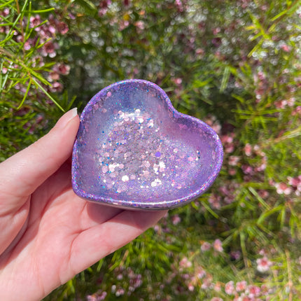 Purple Heart Trinket Dish