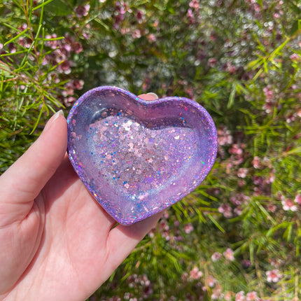 Purple Heart Trinket Dish