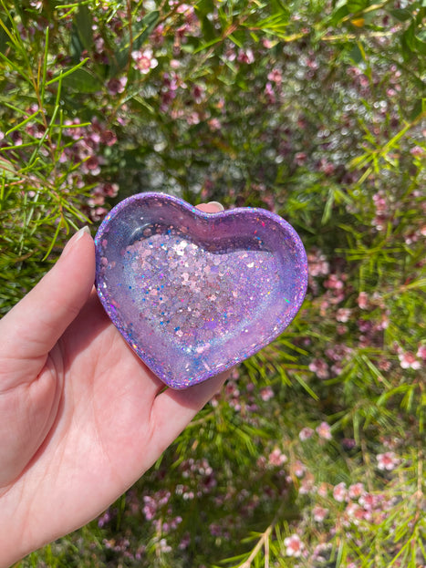 Purple Heart Trinket Dish