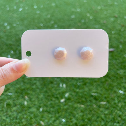 Light Pink Gem Earring Studs