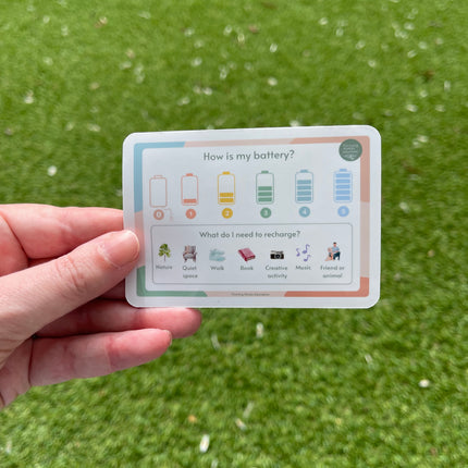 'How is my battery?' Sticker