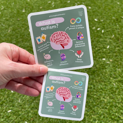 'What is autism?' Sticker