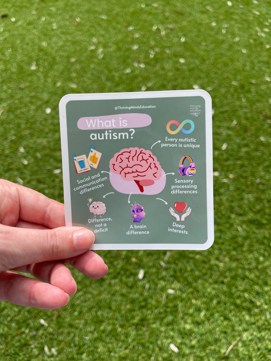 'What is autism?' Sticker