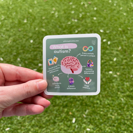 'What is autism?' Sticker