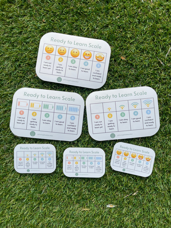 Battery 'Ready to Learn Scale' Sticker