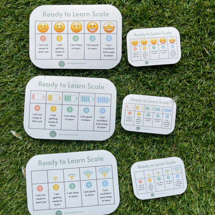 Emoji 'Ready to Learn Scale' Sticker