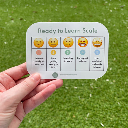 Emoji 'Ready to Learn Scale' Sticker