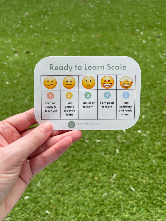 Emoji 'Ready to Learn Scale' Sticker