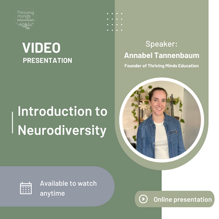 Online Presentation: Introduction to Neurodiversity