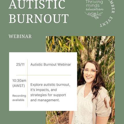 Autistic Burnout: Online Webinar