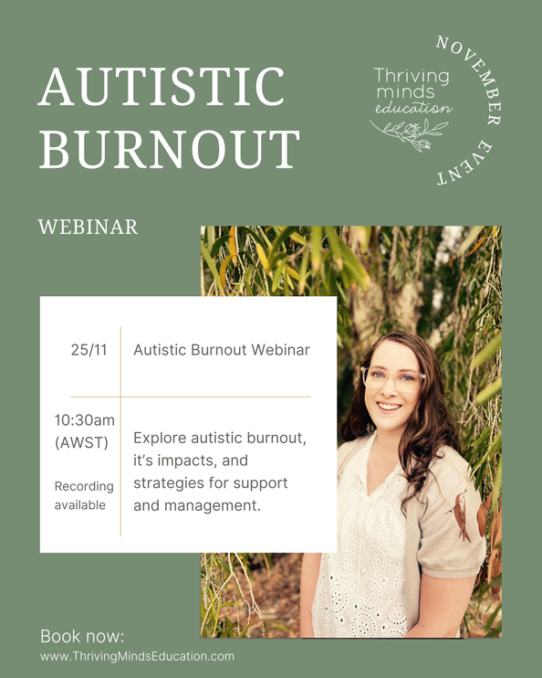 Autistic Burnout: Online Webinar