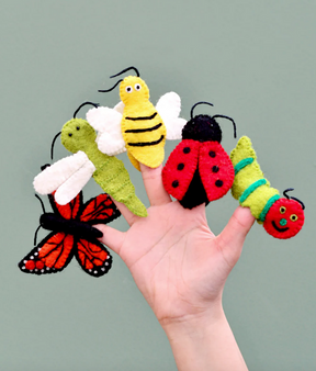 Insects & Bugs- Finger Puppet Set