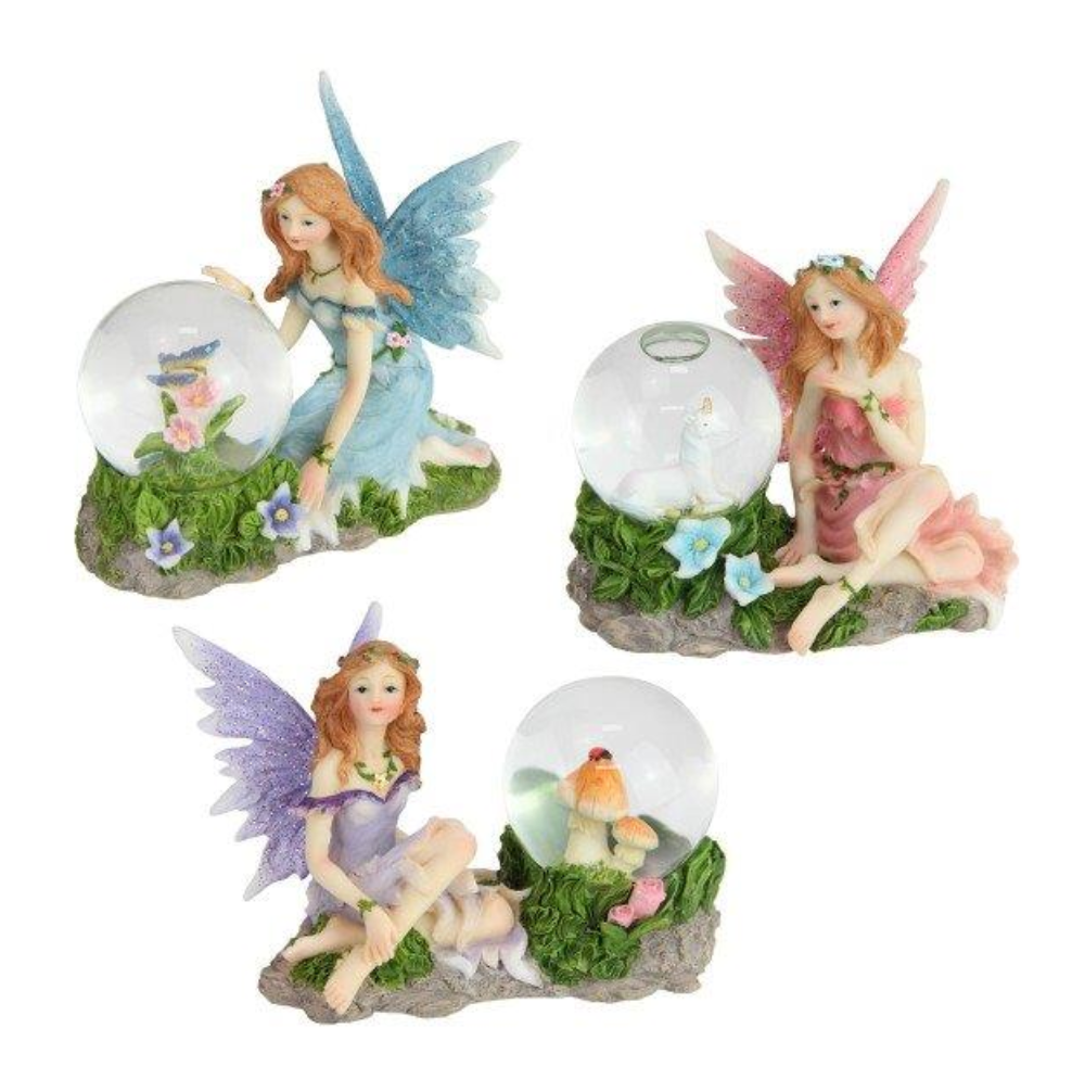 Fairy Sitting with Waterball 12cm