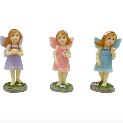 Standing Fairy with Flowers- 7cm