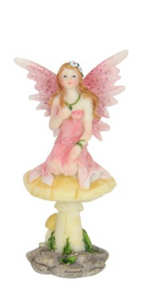 Fairy Sitting on a Mushroom