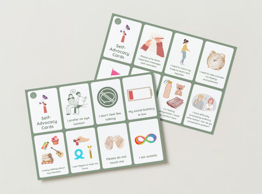 Little Self-Advocacy Keychain Book with Statement Cards