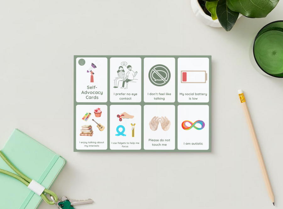 Laminated Self Advocacy Cards