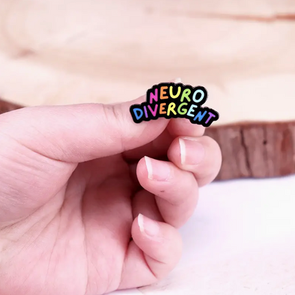 'Neurodivergent' Rainbow Pin