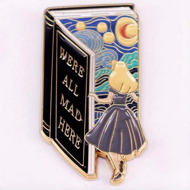 'We're All Mad Here' Pin