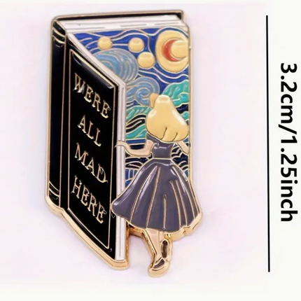 'We're All Mad Here' Pin