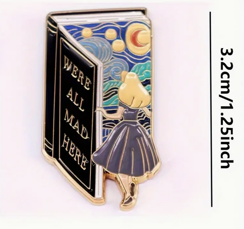 'We're All Mad Here' Pin