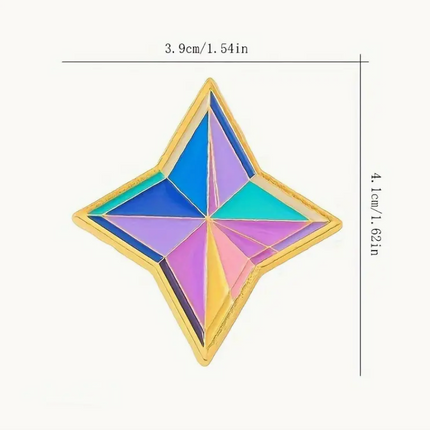 'Pastel Prism' Pin