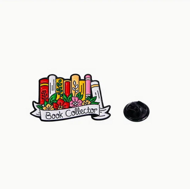 'Book Collector' Pin