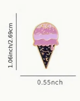 Pink Ice-Cream Pin