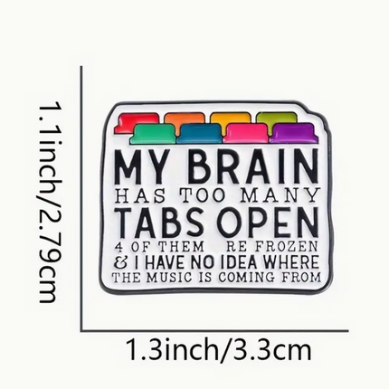 'My Brain Has Too Many Tabs Open' Files Pin