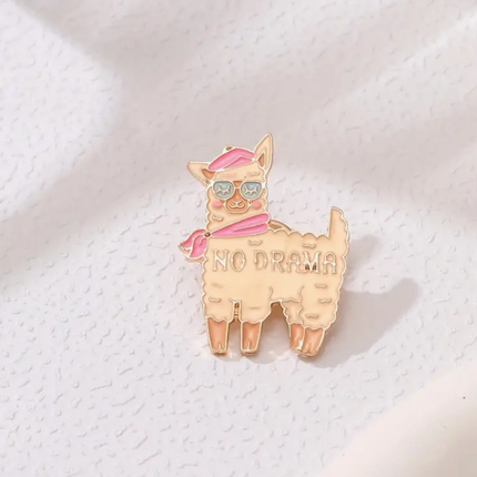 'No Drama Lllama' Pin