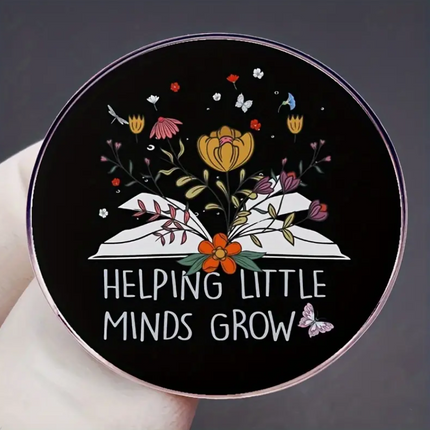 'Helping Little Minds Grow' Pin