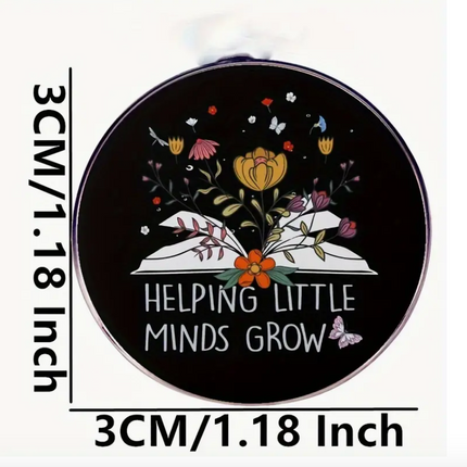 'Helping Little Minds Grow' Pin