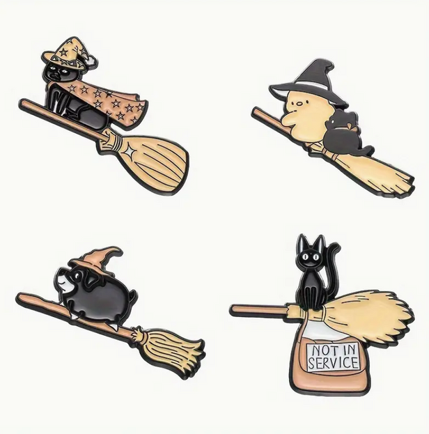 'Broomstick Magical 'Pin