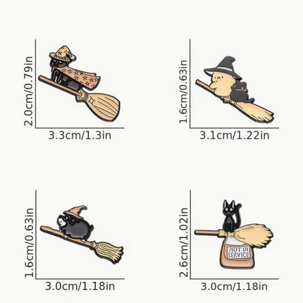 'Broomstick Magical 'Pin