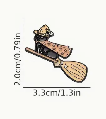 'Broomstick Magical 'Pin