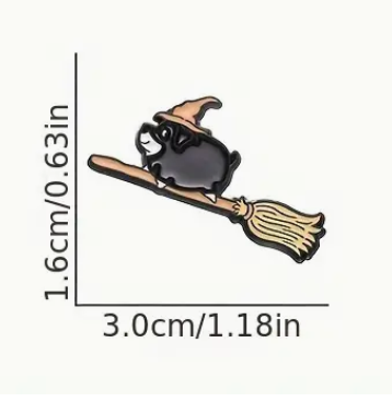 'Broomstick Magical 'Pin