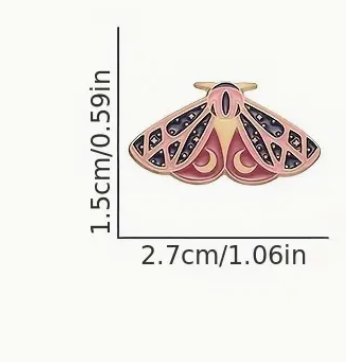 'Pretty Moth' Pin