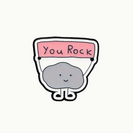 'You Rock' Pin