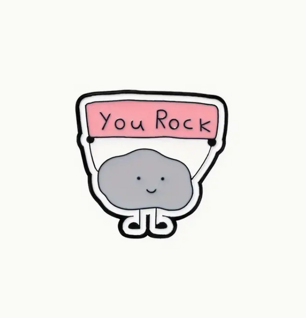 'You Rock' Pin