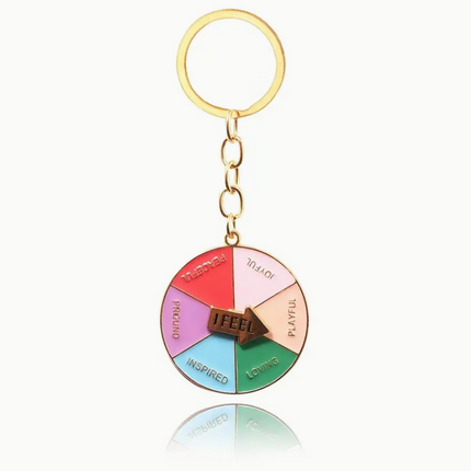 'I Feel' Emotions 2 Spinner Keyring