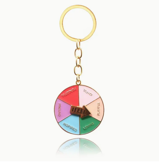 'I Feel' Emotions 2 Spinner Keyring