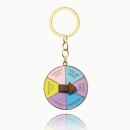 'I Am' Affirmations 2 Spinner Keyring